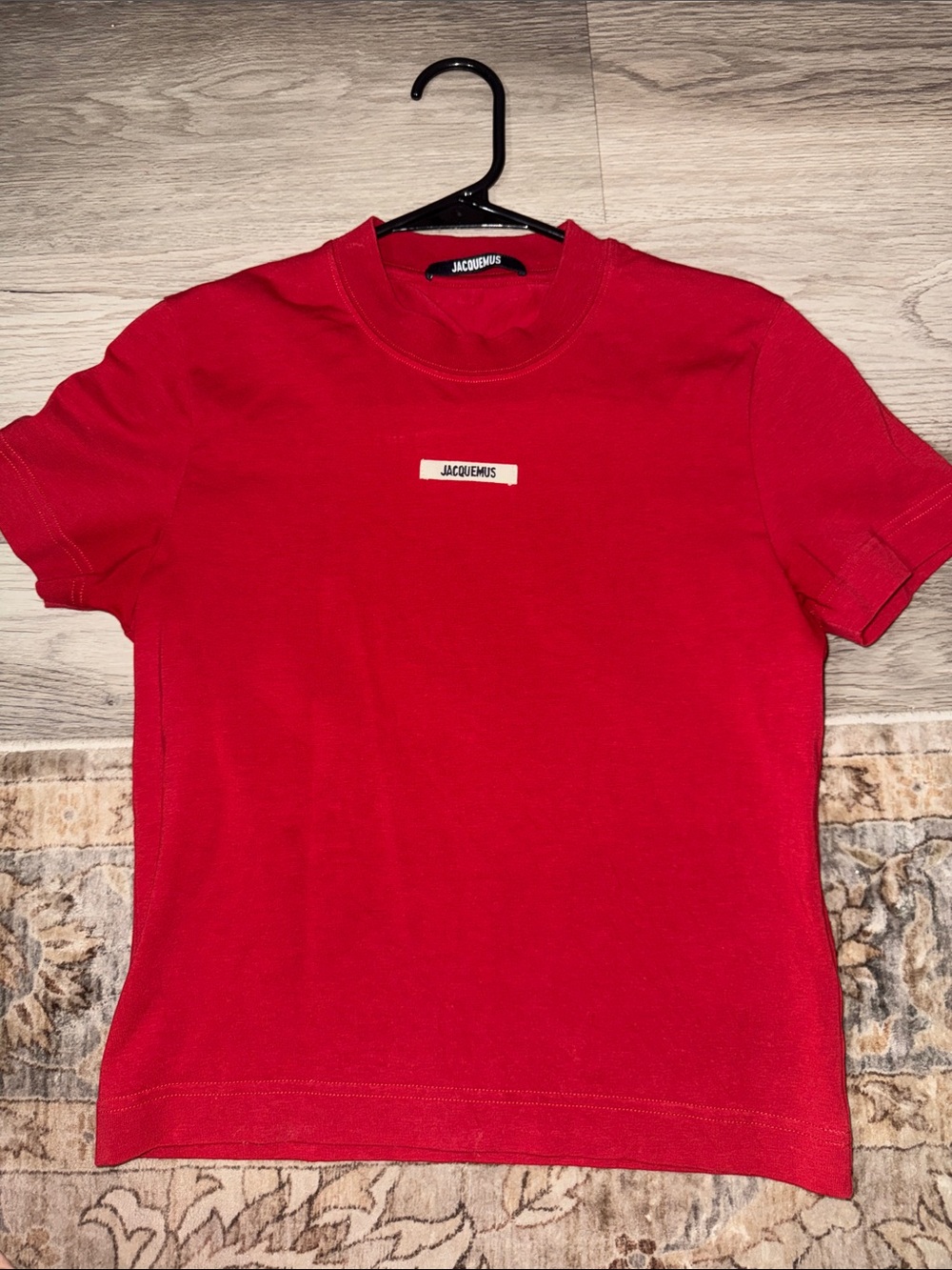 Jacquemus Bright Red Logo Tee
